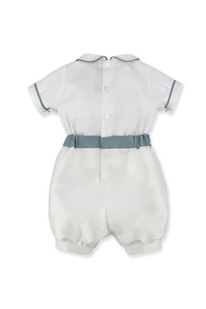 White and light blue romper LA STUPENDERIA KIDS | CBPG09S66